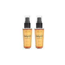 Kit Trivitt Itallian Hairtech Power Oil Reparador de Pontas 30ml 2 Unidades Kit Trivitt Itallian Hairtech Power Oil Reparador de Pontas 30ml 2 Unidades