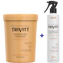 Kit Trivitt Máscara Hidratação Intensiva 1kg + O Segredo Cabeleireiro 300ml