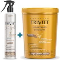 Kit Trivitt Máscara Hidratação Intensiva 1kg + O Segredo Cabeleireiro 300ml