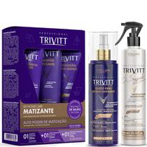 Kit Trivitt Matizante 5pçs:kit Home Care Martizante+ Fluido Matizante + O Segredo Cabeleireiro