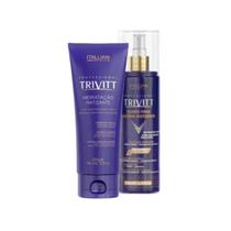 Kit Trivitt Matizante Hidratação Intensiva 200ml + Fluido Para Escova 200ml