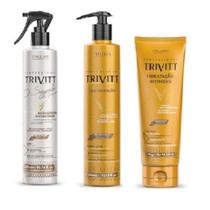 Kit Trivitt Reconstrução Segredo + Cauterização + Mascara