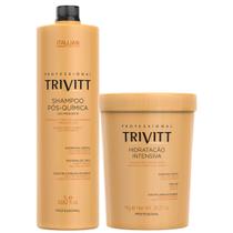 Kit Trivitt Shampoo Pós Química 1L + Hidratação Intensiva 1Kg Kit Trivitt Shampoo Pós Química 1L + Hidratação Intensiva 1Kg