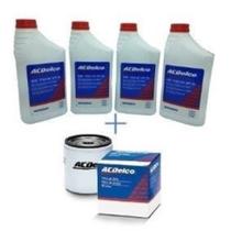 Kit Troca De 4 litros Óleo E 1 Filtro De Oleo Ac Delco 5W30 API SN SINTETICO - ACDELCO