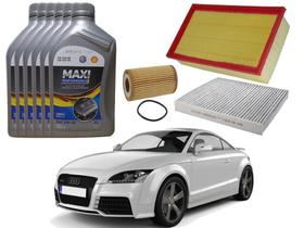 Kit troca de filtros ar cabine audi tt 2.0 tfsi 2015 a 2017