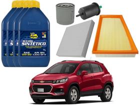 Kit troca de filtros chevrolet tracker 1.0 turbo 1.2 turbo 2020 a 2021