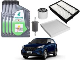 Kit troca de filtros hyundai creta 1.6 16v 2017 a 2021