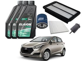 Kit troca de filtros hyundai hb20 1.0 2016 a 2019