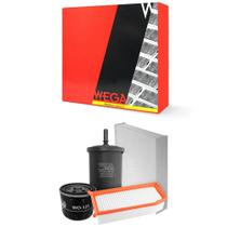 Kit Troca de Filtros Renault Logan Sandero 1.0 12V Flex 2017 a 2020 Wega