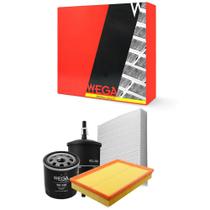 Kit Troca de Filtros Volkswagen Fox 1.6 8V Flex 2003 a 2013 Wega