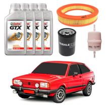 Kit troca de filtros volkswagen gol 1.6 ap 1.8 ap 2.0 ap 1984 a 1987