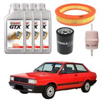 Kit troca de filtros volkswagen voyage 1.6 ap 1.8 ap 2.0 ap 1988 a 1990