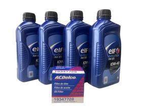 Kit troca de oleo 10w40 + filtro renault logan of21750