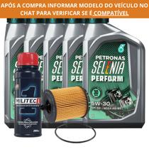 Kit Troca de Óleo 5L Selenia 5W-30 + Filtro + Militec-1 Kit Troca de Óleo 5L Selenia 5W-30 + Filtro + Militec-1