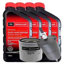 Kit Troca De Óleo 5w30 E Filtro Ford New Fiesta 2014 A 2019