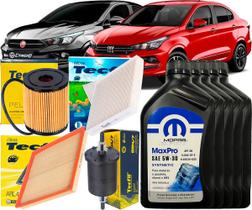 Kit Troca De Óleo 5w30 e Filtros Fiat Cronos 1.8 16v 2017 2018 2019 2020 202