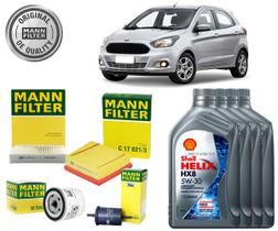 Kit Troca De Óleo 5w30 e Filtros Ford Ka, Ka+ 1.5 2014/2020