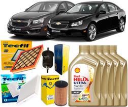 Kit Troca De Óleo 5w30 e Filtros Gm Cruze 1.8 2011/2016