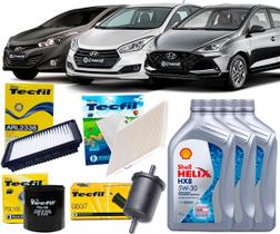Kit Troca De Óleo 5w30 e Filtros Hyundai Hb20 e Hb20s 1.0 12v 2012/2022