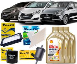 Kit Troca De Óleo 5w30 e Filtros Hyundai Hb20 e Hb20s 1.0 12v 2012/2022