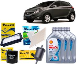 Kit Troca De Óleo 5w30 e Filtros Hyundai Hb20 e Hb20s 1.0 12v 2013 2014