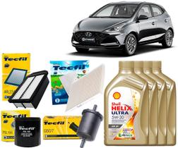 Kit Troca De Óleo 5w30 e Filtros Hyundai Hb20 e Hb20s 1.0 2020/2023
