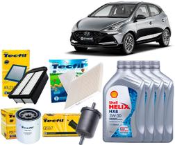 Kit Troca De Óleo 5w30 e Filtros Hyundai Hb20, Hb20s e Hb20x 1.6 2020/2023
