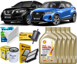 Kit Troca de Óleo 5w30 e Filtros Nissan Kicks 1.6 16V 2016 2017 2018 2019 2020 2021 2022 2023