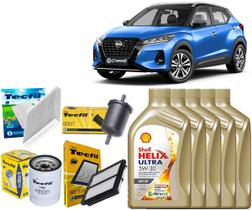 Kit Troca de Óleo 5w30 e Filtros Nissan Kicks 1.6 16V 2021 2022