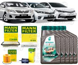 Kit Troca de Óleo 5w30 e Filtros Toyota Corolla 2.0 2010/2019 Kit Troca de Óleo 5w30 e Filtros Toyota Corolla 2.0 2010/2019