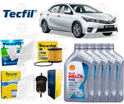 Kit Troca de Óleo 5w30 e Filtros Toyota Corolla 2.0 2016 2017
