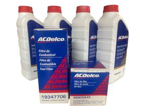 Kit troca de oleo 5w30 + filtros montana 2009 gm 98550168 - ACDELCO