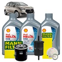 Kit Troca De Oleo 5w30 Original Shell Filtro Oleo E Combustível Mann Hb20 1.0 Kit Troca De Oleo 5w30 Original Shell Filtro Oleo E Combustível Mann Hb20 1.0