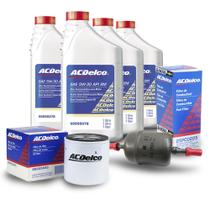 Kit Troca De Oleo 5w30 Semi Sintético Com 2 Filtros Acdelco Onix agile montana corsa Kit551