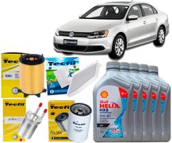 Kit Troca De Óleo 5w40 e Filtros Vw Jetta 2.0 8V 2013 2014