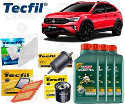 Kit Troca de Óleo 5w40 e Filtros Vw Nivus 1.0 2021 2022