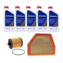 Kit Troca de Óleo Captiva 2.4 Acima De 2013 Acdelco 5w30 Sintético
