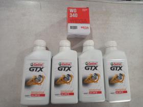 kit troca de Óleo Castrol GTX SAE 20W- 50