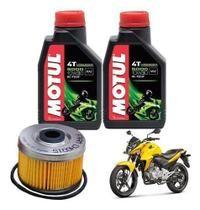 Kit troca de óleo cb 300 filtro fram óleo 5100 10w30