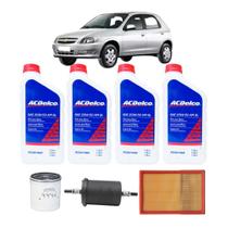 Kit Troca De Óleo Chevrolet Celta 1.0 / 1.4 Até 2008 Acdelco 20w50