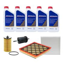 Kit Troca De Óleo Chevrolet Cruze 1.8 16v Até 2016 - 5 Acdelco 5w30 Sintético Kit Troca De Óleo Chevrolet Cruze 1.8 16v Até 2016 - 5 Acdelco 5w30 Sintético