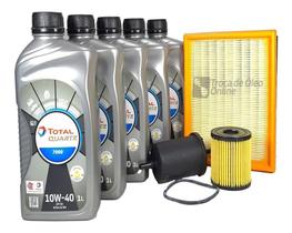 Kit Troca de Óleo Citroen C4 2.0 16v 2009-2013 Flex - Total 10w40