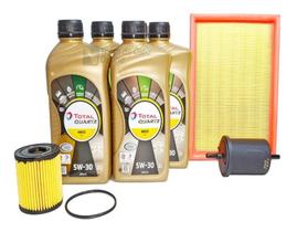 Kit Troca de Óleo Citroen C4 Lounge 2.0 Manual Acima De 2014 - Total Quartz INEO ECS 5W30