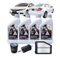 Kit Troca de Óleo Civic Flex 1.8 16v 2012-2013 G9