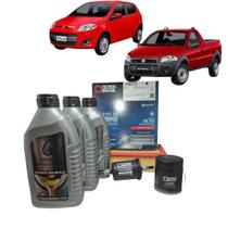 Kit troca de óleo completa novo uno , novo palio, strada evo