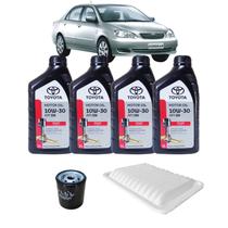 Kit Troca de Óleo Corolla 1.6/1.8 2003-2007 Gasolina - 4LT Toyota 10w30