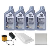 Kit Troca De Óleo Corolla 1.8/2.0 Flex 2012 - 2019 - Toyota 5w30