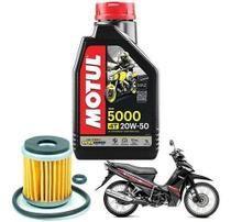 Kit troca de óleo crypton 115k filtro fram óleo 5000 20w50 Kit troca de óleo crypton 115k filtro fram óleo 5000 20w50