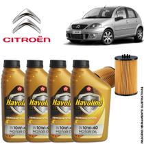 Kit troca de oleo do Citroen C3 1.4 8v e 1.6 16v