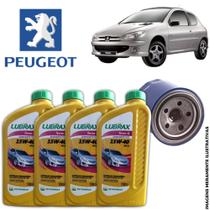 Kit troca de oleo do Peugeot 206 1.0 16v